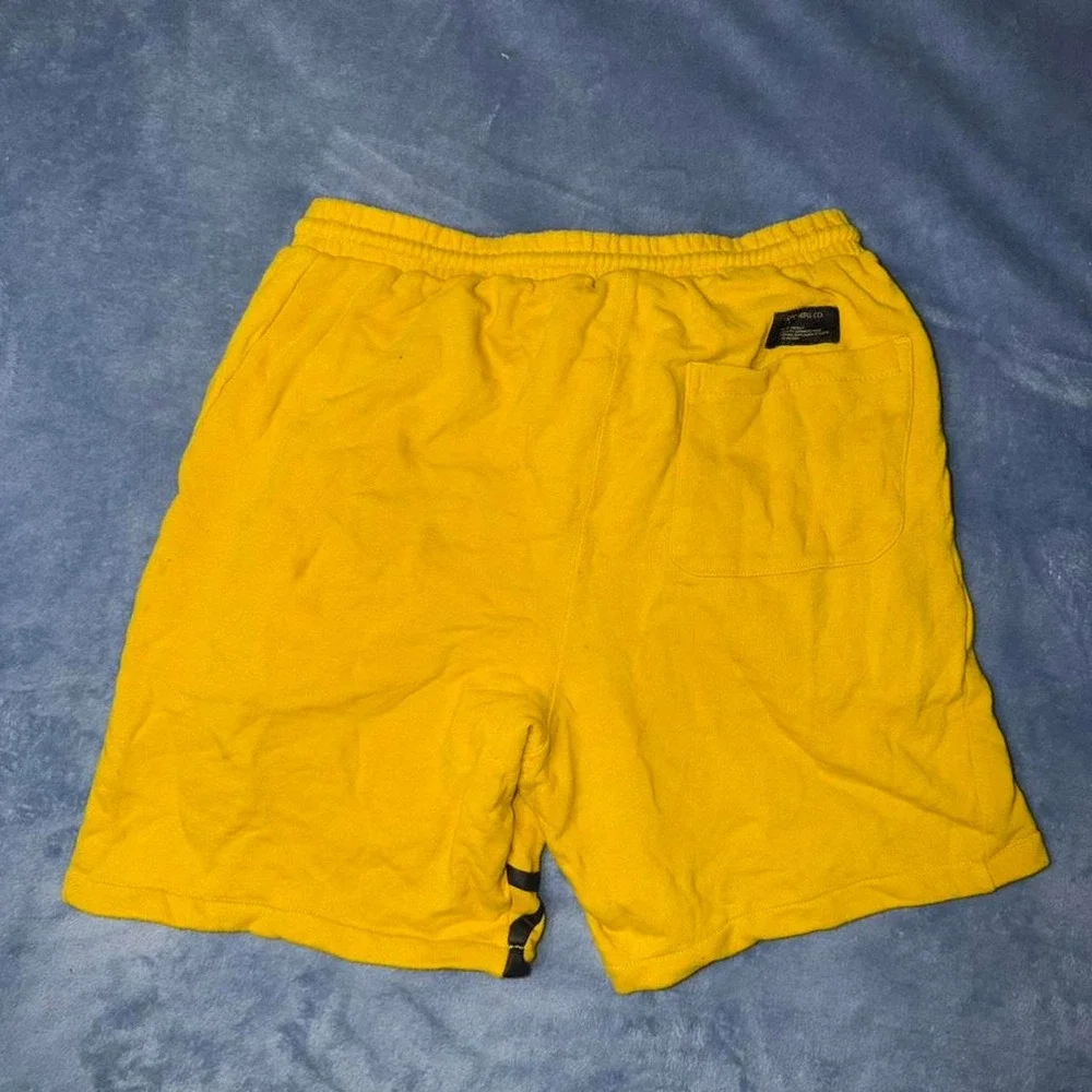 Akoo Fox Racing yellow shorts men Size M #